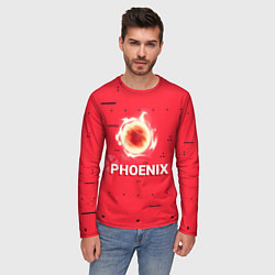 Лонгслив мужской Phoenix, цвет: 3D-принт — фото 2