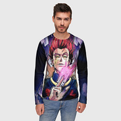 Лонгслив мужской Хисока Hunter x Hunter, цвет: 3D-принт — фото 2
