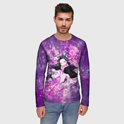 Лонгслив мужской Незуко, Камадо, цвет: 3D-принт — фото 2