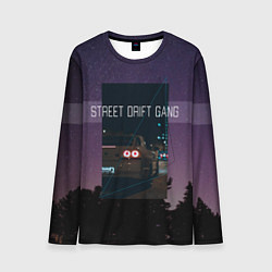 Лонгслив мужской Street Drift Gang Дрифт, цвет: 3D-принт