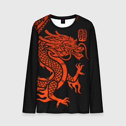 Мужской лонгслив RED CHINA DRAGON