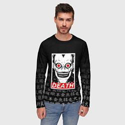 Лонгслив мужской DEATH NOTE ТЕТРАДЬ СМЕРТИ, цвет: 3D-принт — фото 2