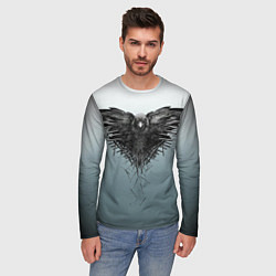 Лонгслив мужской Crow, цвет: 3D-принт — фото 2