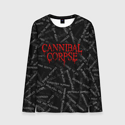 Мужской лонгслив Cannibal Corpse Songs Z