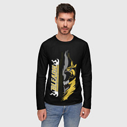Лонгслив мужской Shinigami mask Bleach, цвет: 3D-принт — фото 2