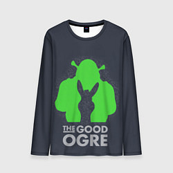 Лонгслив мужской Shrek: Im good ogre, цвет: 3D-принт