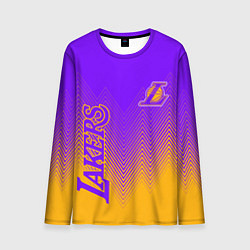 Лонгслив мужской LOS ANGELES LAKERS ЛЕЙКЕРС, цвет: 3D-принт