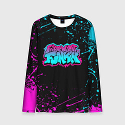 Лонгслив мужской FRIDAY NIGHT FUNKIN NEON, цвет: 3D-принт