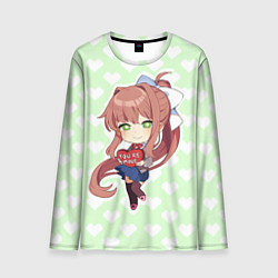 Лонгслив мужской Chibi Monika, цвет: 3D-принт