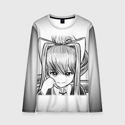 Лонгслив мужской Doki Doki Literature Club, цвет: 3D-принт
