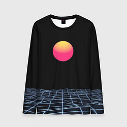 Мужской лонгслив Цифровой восход
