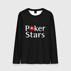 Лонгслив мужской Poker Stars, цвет: 3D-принт