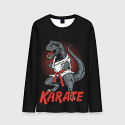 Лонгслив мужской KARATE T-REX, цвет: 3D-принт