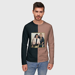 Лонгслив мужской Modern Talking Хиты 80-х, цвет: 3D-принт — фото 2