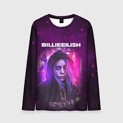 Лонгслив мужской BILLIE EILISH GLITCH Z, цвет: 3D-принт