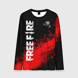 Лонгслив мужской FREE FIRE Фри Фаер, цвет: 3D-принт