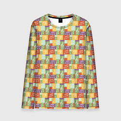 Мужской лонгслив Музыкальные Ноты