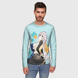 Лонгслив мужской Рэона Кисараги, цвет: 3D-принт — фото 2