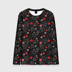Лонгслив мужской Сатана, цвет: 3D-принт