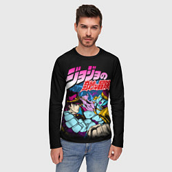 Лонгслив мужской Джотаро Star Platinum, JoJos Bizarre Adventure, цвет: 3D-принт — фото 2