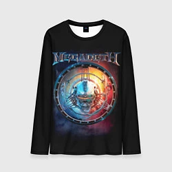 Лонгслив мужской Megadeth, Super Collider, цвет: 3D-принт