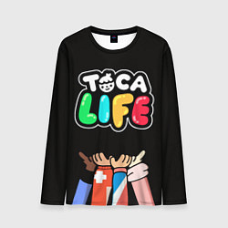 Лонгслив мужской Toca Life: Friends, цвет: 3D-принт
