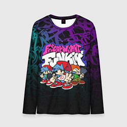 Лонгслив мужской FRIDAY NIGHT FUNKIN NEON GRAFFITI, цвет: 3D-принт
