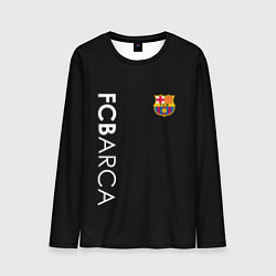 Мужской лонгслив FC BARCA BLACK STYLE