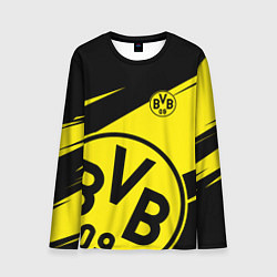 Лонгслив мужской BORUSSIA BVB 09 LOGO, цвет: 3D-принт