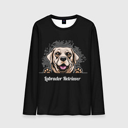 Мужской лонгслив Лабрадор-Ретривер Labrador Retriever