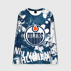 Мужской лонгслив Эдмонтон Ойлерз Edmonton Oilers