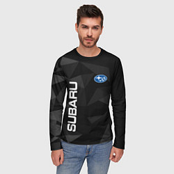 Лонгслив мужской Subaru Субару Авто, цвет: 3D-принт — фото 2