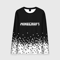 Лонгслив мужской Minecraft Майнкрафт логотип, цвет: 3D-принт