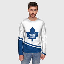 Лонгслив мужской Toronto Maple Leafs Торонто Мейпл Лифс, цвет: 3D-принт — фото 2