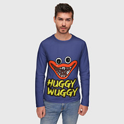 Лонгслив мужской Huggy Wuggy: Smile, цвет: 3D-принт — фото 2