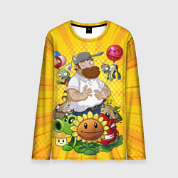 Лонгслив мужской PvZ Pop Yellow, цвет: 3D-принт