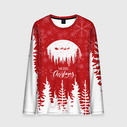 Мужской лонгслив Merry Christmas Новогодний шар