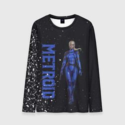 Лонгслив мужской Aran Metroid, цвет: 3D-принт