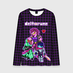 Мужской лонгслив Deltarune Logo Characters