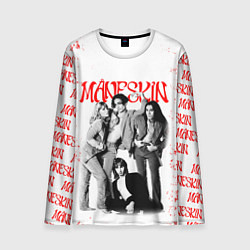 Мужской лонгслив MANESKIN POSTER СОСТАВ ГРУППЫ