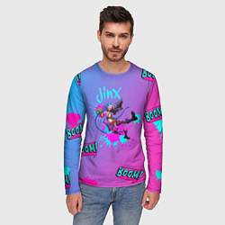Лонгслив мужской JINX BOOM! АРКЕЙН, цвет: 3D-принт — фото 2