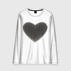 Мужской лонгслив HEART PRINT