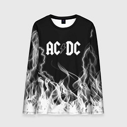 Лонгслив мужской ACDC Fire, цвет: 3D-принт