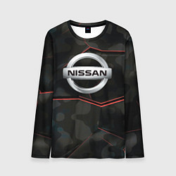 Лонгслив мужской Nissan xtrail, цвет: 3D-принт