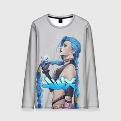Лонгслив мужской League Of Legends Arcane ДЖИНКС, цвет: 3D-принт
