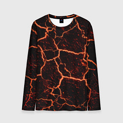 Лонгслив мужской Раскаленная лаваhot lava, цвет: 3D-принт