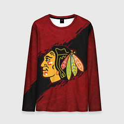 Мужской лонгслив Chicago Blackhawks, Чикаго Блэкхокс