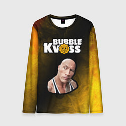 Лонгслив мужской BUBBLE KVASS - СКАЛА Пламя, цвет: 3D-принт