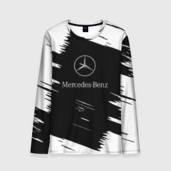 Лонгслив мужской Mercedes-Benz Текстура, цвет: 3D-принт