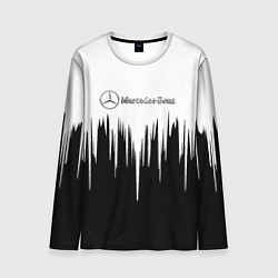 Лонгслив мужской Mercedes-Benz: White, цвет: 3D-принт